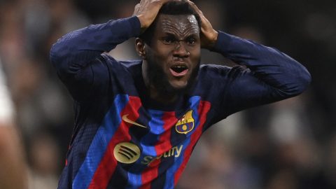 Franck Kessie durante un encuentro ante Real Madrid en LaLiga española.
