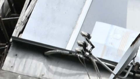 Destrucción en Kherson.