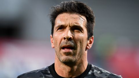 Gianluigi Buffon, arquero italiano.