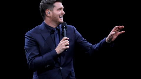 El famoso cantante canadiense Michael Buble.