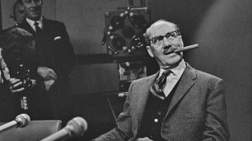 Groucho Marx es considerado uno de los mejores comediantes de Estados Unidos.