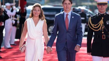 Justin Trudeau y su esposa Sophie Grégoire Trudeau.