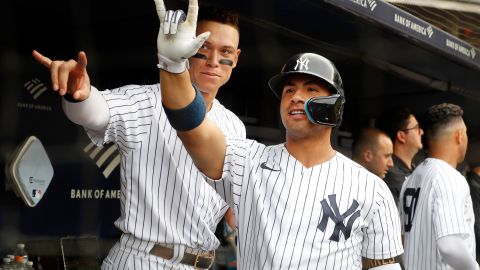 Aaron Judge (L) y Gleyber Torres (R) fueron los héroes en la victoria ante Detroit Tigers.