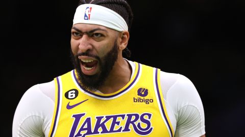 Anthony Davis, jugador de Los Ángeles Lakers.