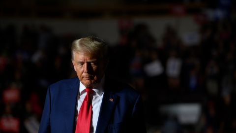 Donald Trump Holds A Campaign Rally In Erie, Pennsylvania