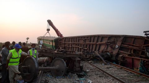 PAKISTAN-TRAIN-ACCIDENT