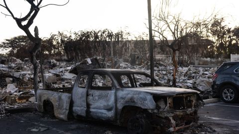 Devastación en Hawaii por los incendios.