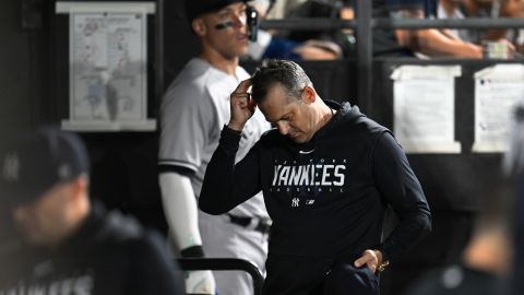 Aaron Boone no ha podido revertir la situación adversa de los Yankees.