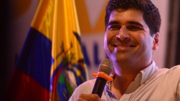 ECUADOR-POLITICS-ELECTION-CAMPAIGN-SONNENHOLZNER