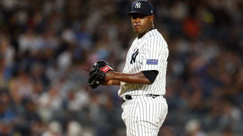 Luis Severino, lanzador de los New York Yankees.