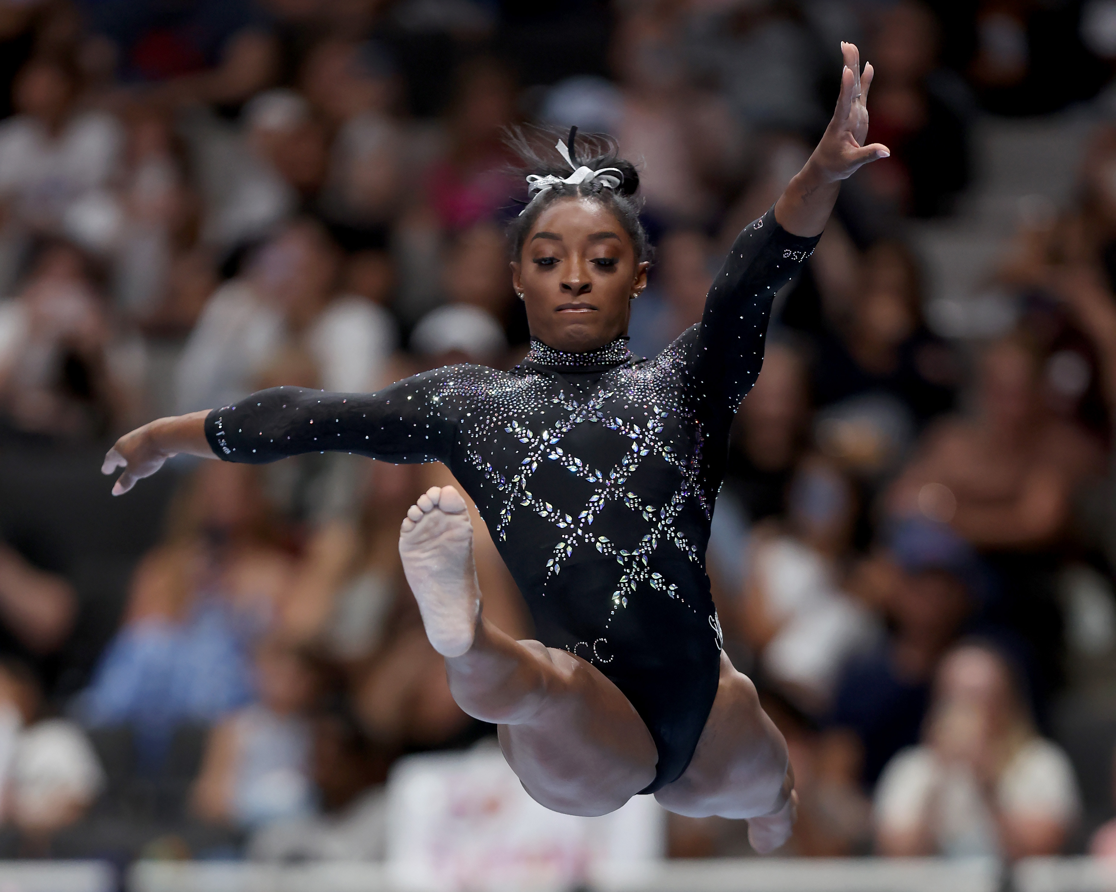 Simone Biles Logró Su Octavo Campeonato Nacional De Gimnasia Y Rompió Un Récord Que Databa Desde 7714