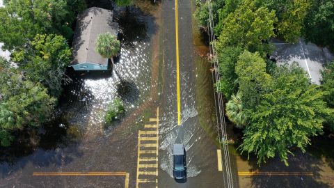 Devastación en Florida tras el paso de Idalia.
