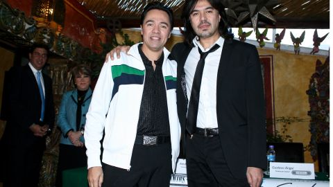 Gustavo Ángel y Adolfo Ángel Alba, integrantes de Los Temerarios.