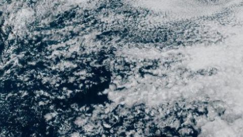 Imagen satelital del huracán Hilary. NOAA