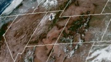 Imagen satelital del huracán Idalia.