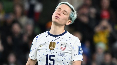 Mega Rapinoe se defiende de las críticas por su risa en la eliminación de EE.UU. del Mundial femenino: "Parece una comedia de humor negro"