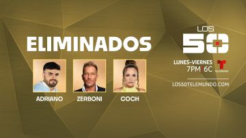 Adriano Zendejas, Salvador Zerboni y Jessica Coch son eliminados de "Los 50".