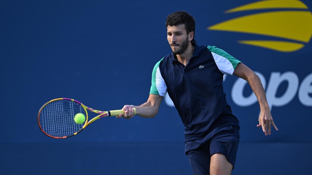 Sebastián Yatra, es un gran fanático del tenis. Pete Staples/USTA