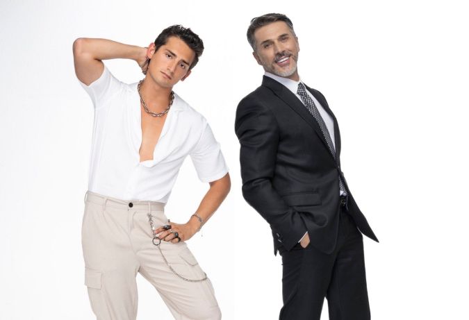 Emilio Osorio y Sergio Mayer son junto a Nicola Porcella los tres primeros finalistas de La Casa de los Famosos México. / Foto Cortesía de Televisa.