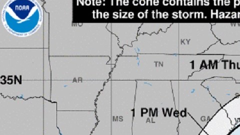 La tormentan tropical Alia podría llegar como huracán a Florida.