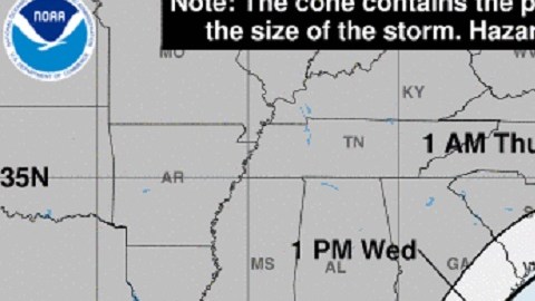 La tormentan tropical Alia podría llegar como huracán a Florida.