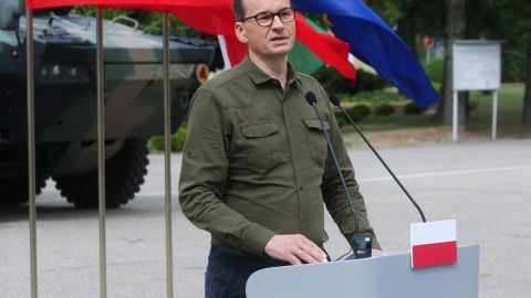 El primer ministro polaco, Mateusz Morawiecki