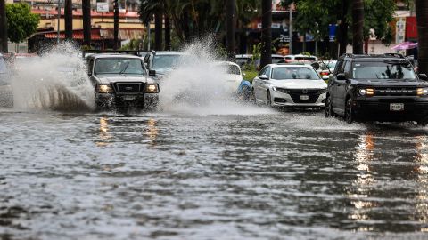 Lluvias en Acapulco, México