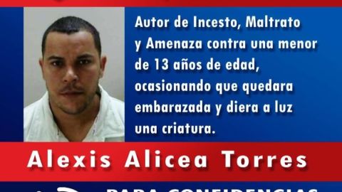 Alexis Alicea, acusado de incesto en Puerto Rico