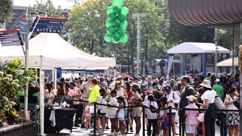 Una vista general el sábado durante el Día de los Niños de Arthur Ashe en el US Open 2023.