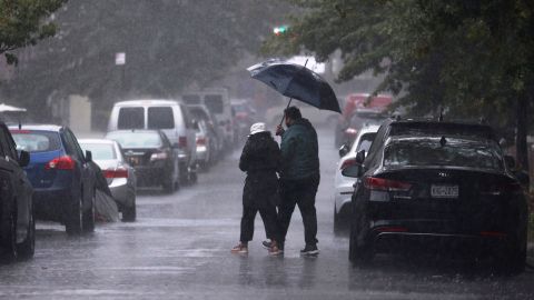 Lluvia intensa en Nueva York/Archivo.