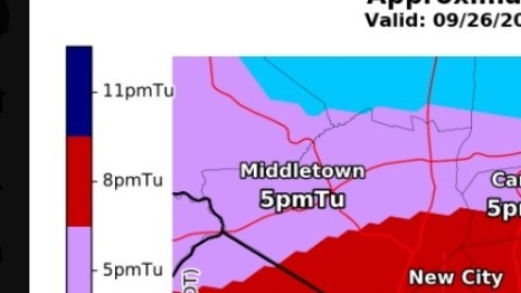 Pronóstico de fin de lluvias esta noche.