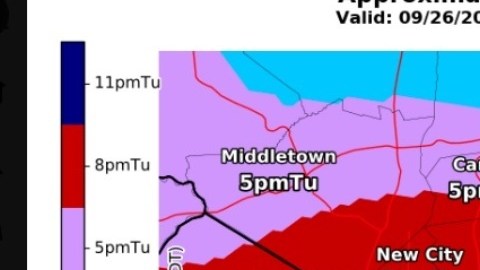 Pronóstico de fin de lluvias esta noche.