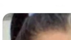 Dulce María Alavez en 2019 y su imagen progresada en 2023.