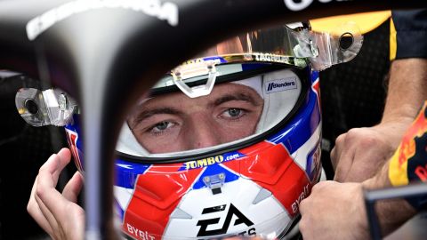 Max Verstappen en la previa del GP de Monza.