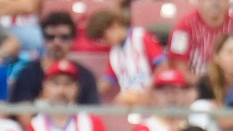 Yangel Herrera (C), centrocampista venezolano del Girona FC durante el encuentro ante el Mallorca.