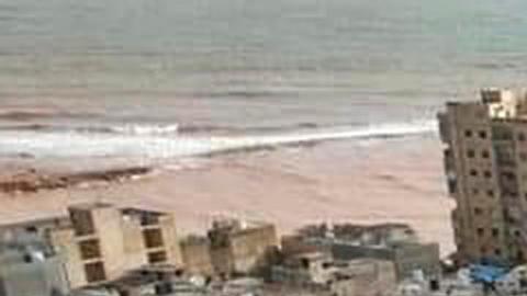 Inundaciones Libia
