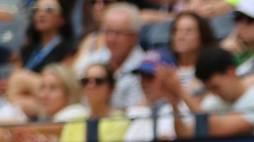 Aryna Sabalenka celebra en la pista del Arthur Ashe. Ganó 6-1, 6-4 a Qinwen Zheng en partido de cuartos de final del Us Open 2023