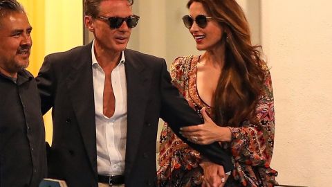 Luis Miguel y Paloma Cuevas.