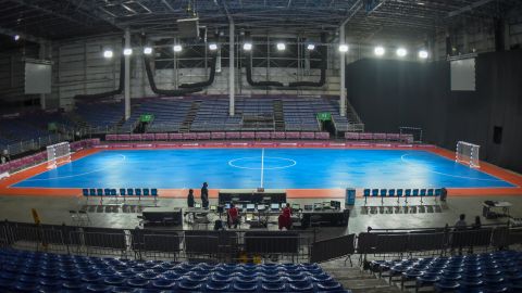 Cancha de fútbol sala. Imagen referencial.