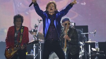 The Rolling Stones durante un concierto en Alemania en 2022.