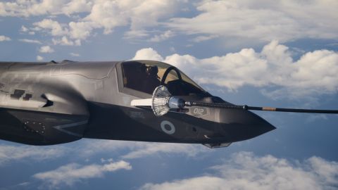 El avión desaparecido es un F-35B.