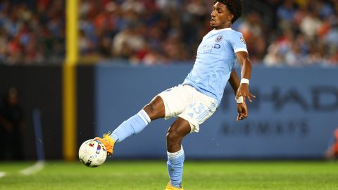 El delantero brasileño Talles Magno no pudo destrabar el marcador en favor del New York City FC.