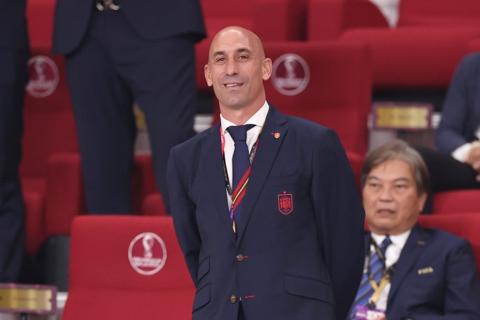 Luis Rubiales durante el Mundial Qatar 2022.