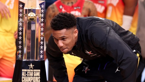 Giannis Antetokounmpo, estrella de la NBA.