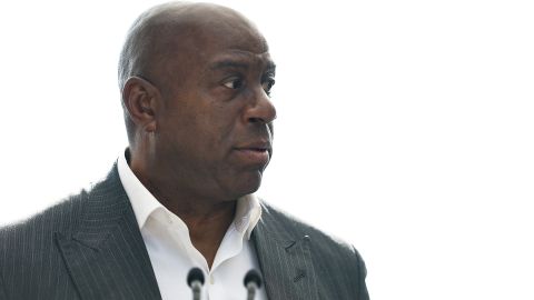 Magic Johnson, exjugador de la NBA.