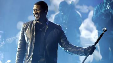 Usher en una presentación en el iHeartRadio’s Living Black 2023 Block Party en Inglewood, California.