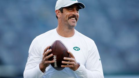 Aaron Rodgers, jugador de los New York Jets.