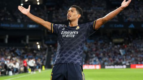 Jude Bellingham celebra su gol ante Celta de Vigo.