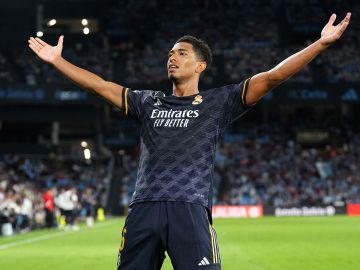 Jude Bellingham celebra su gol ante Celta de Vigo.