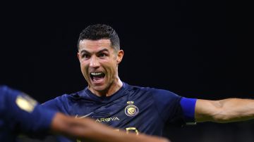 Cristiano Ronaldo celebra un gol con el Al-Nassr.